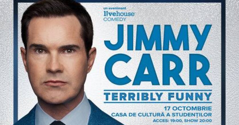 Comediantul britanic Jimmy Carr va susţine un show la Cluj-Napoca