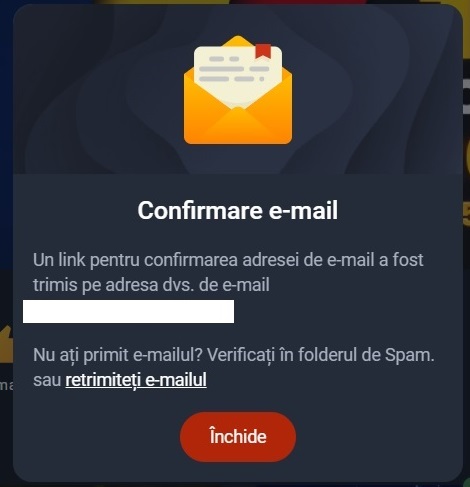 email cazino online