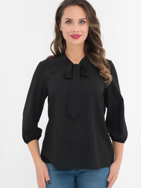 Bluze de damă potrivite pentru sezonul de primăvară 4 bluza neagra