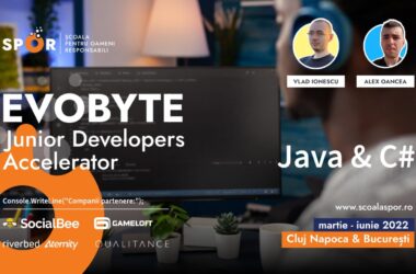 Evobyte – Junior Developers Accelerator, program educațional pentru viitoarele generații de ingineri software juniori