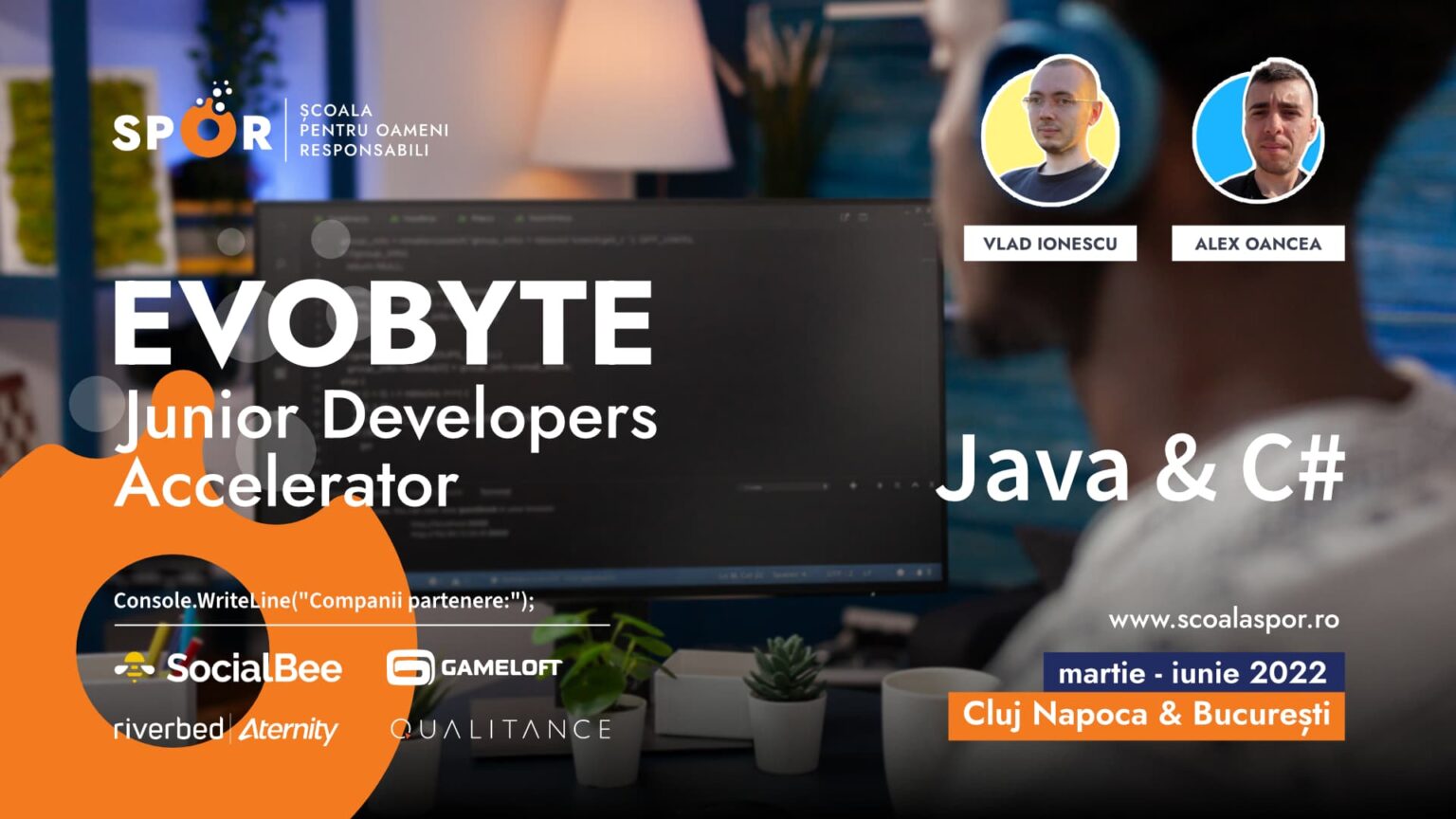 Evobyte – Junior Developers Accelerator, program educațional pentru viitoarele generații de ingineri software juniori