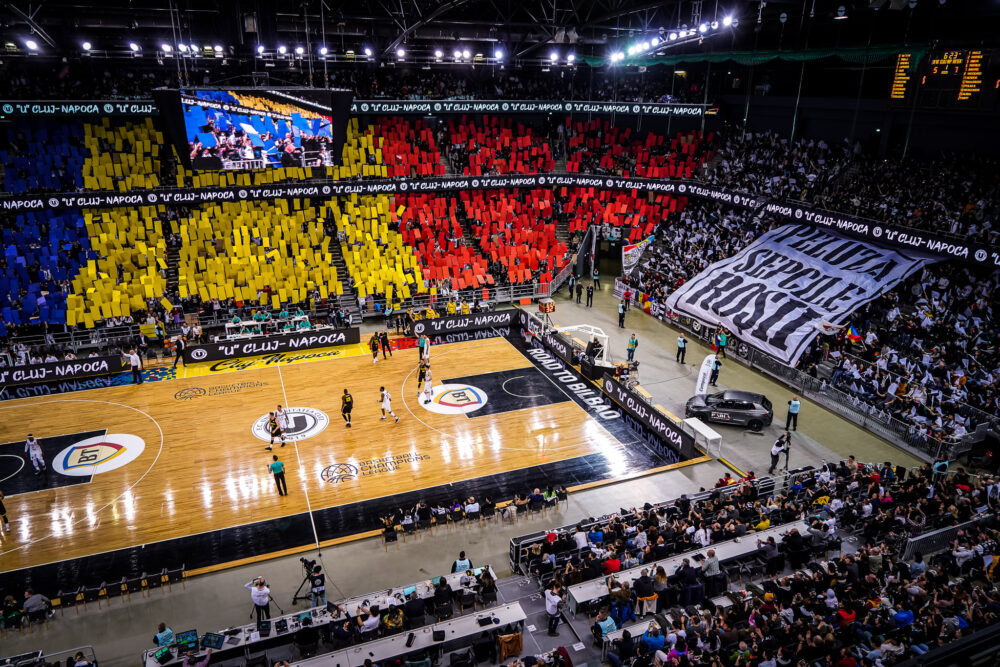 Victorie importantă pentru "U" Cluj în sferturile Champions League la baschet