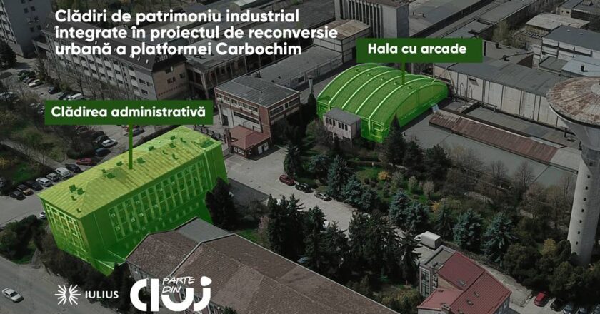 Hala Carbochim din Cluj-Napoca va fi transformată într-un centru cultural dedicat artelor