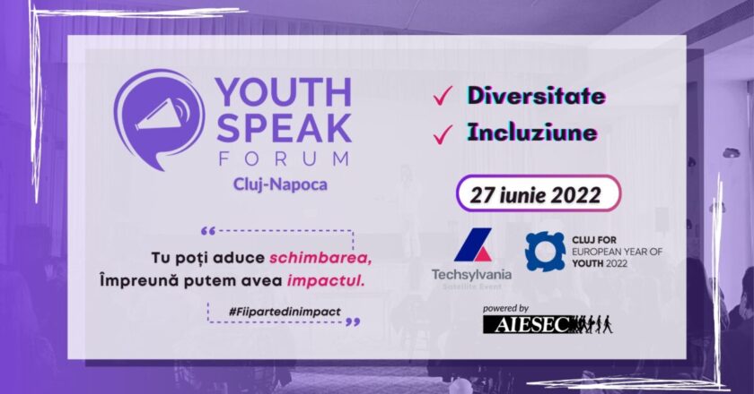 Youth Speak Forum - eveniment gratuit organizat pentru tinerii clujeni