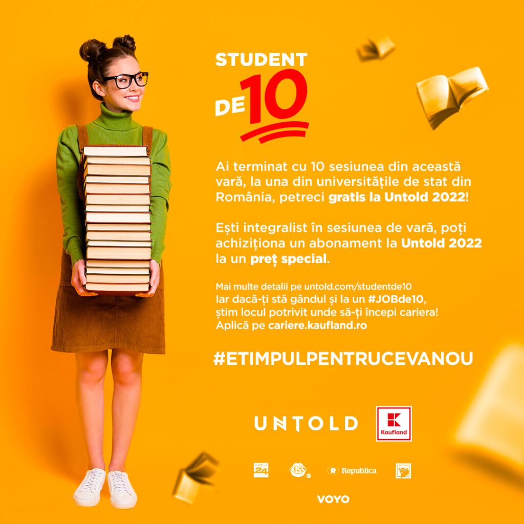 Cum poţi intra gratuit la festivalul UNTOLD dacă eşti student