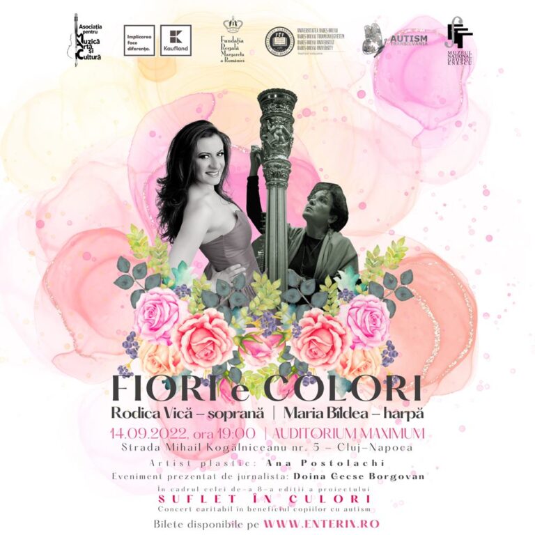Concertul FIORI E COLORI la Auditorium Maximum din Cluj-Napoca