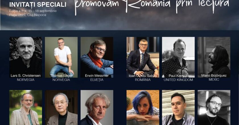 Festivalul Internațional de Carte Transilvania aduce în inima Clujului 12 invitați speciali din 8 țări