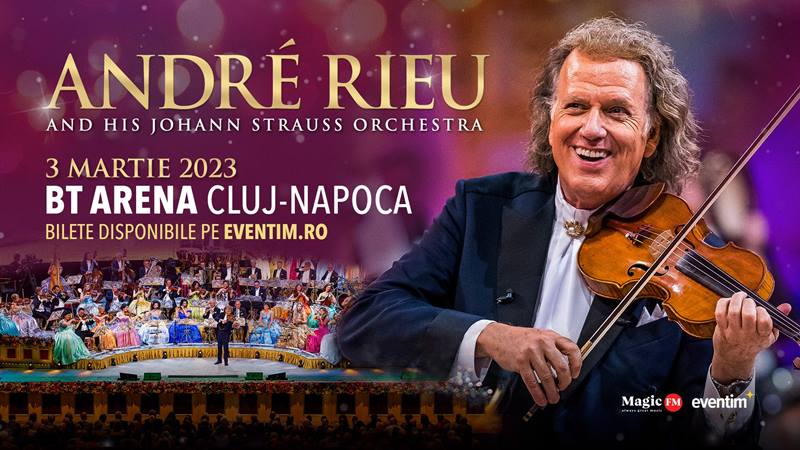 Au fost puse în vânzare biletele la concertul Andre Rieu de la Cluj-Napoca