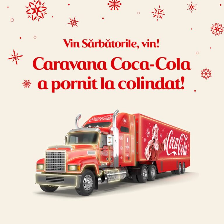Caravana Coca Cola a ajuns la Cluj