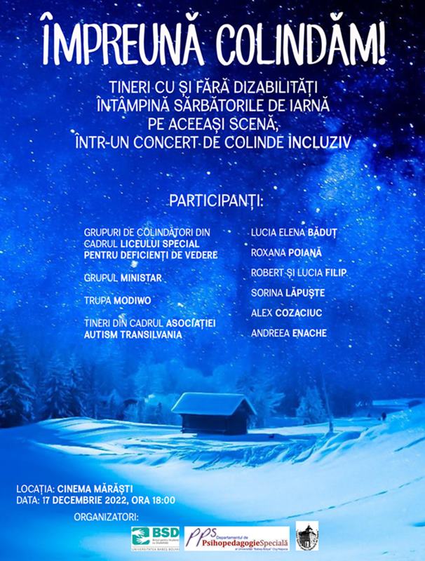 concert colinde cinema marasti