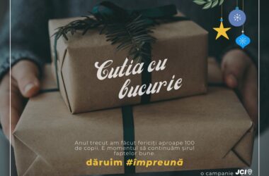 JCI Cluj lansează “Cutia cu bucurie”: 60 de copii vor primi daruri în prag de Crăciun