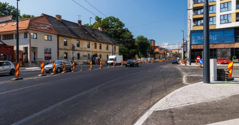 Lucrările pe Calea Mănăștur - Calea Moților din Cluj vor fi finalizate până la sfârșitul acestui an
