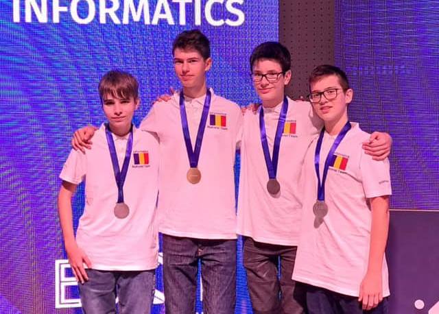România s-a clasat pe locul I la Olimpiada Europeană de Informatică pentru Juniori
