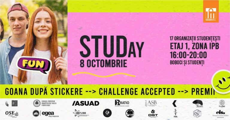 Eveniment pentru bobocii din Cluj: Fă cunoștință cu organizațiile studențești şi câştigă numeroase premii