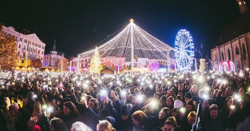 Peste 30.000 de vizitatori în primul weekend la Târgul de Crăciun din Cluj organizat de UNTOLD