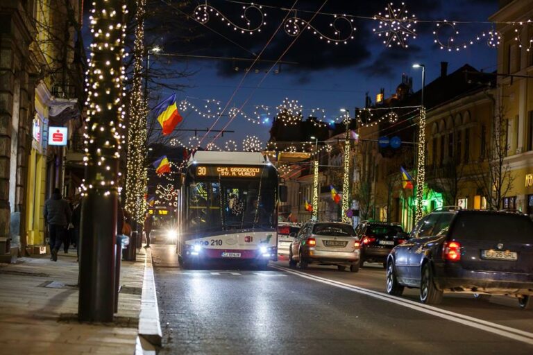 Programul mijloacelor de transport în comun din Cluj în perioada Sărbătorilor de Iarnă