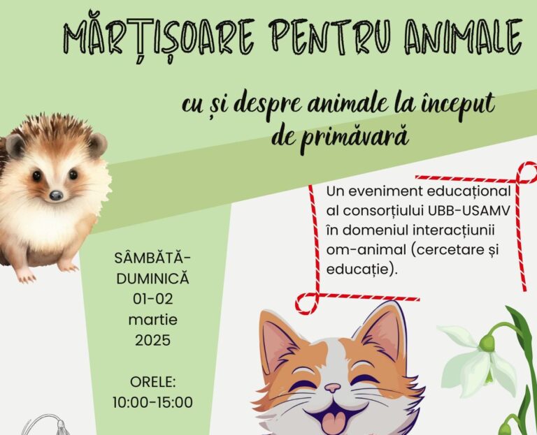 Mărțișoare pentru animale
