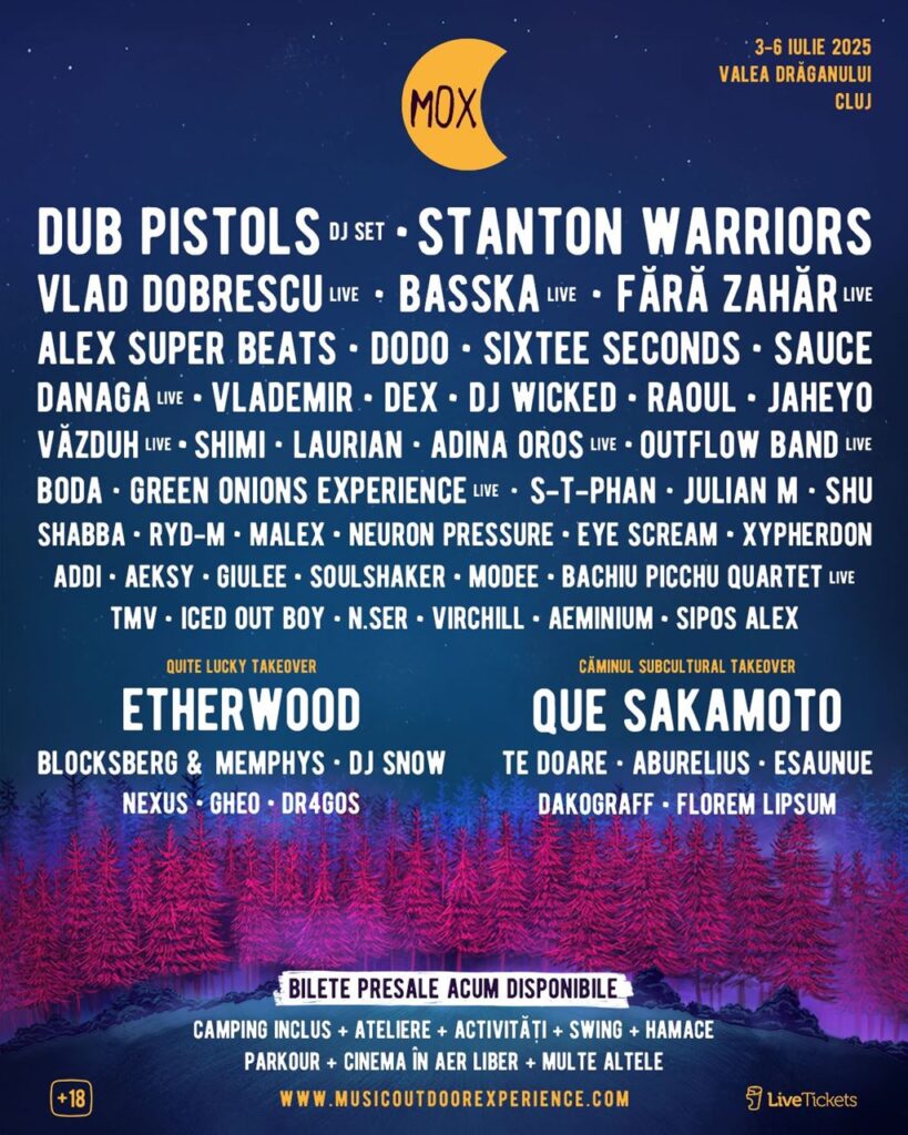 line up complet MOX 2025