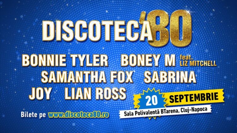 Bonnie Tyler și Boney M, vedetele serii la Discoteca ’80 Cluj 2025 6 Bonnie Tyler