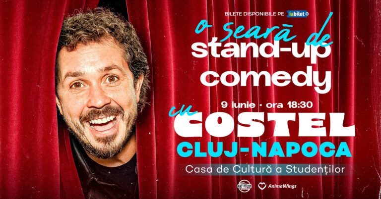 O seară de stand-up comedy cu Costel, la Cluj-Napoca. Show-ul promite umor fără filtre și momente spontane 8 Costel