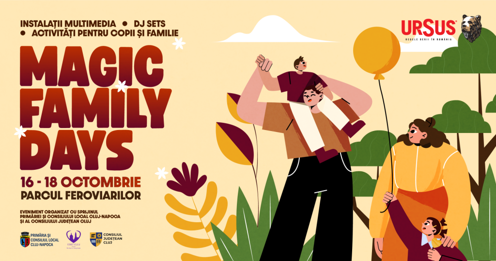 Magic Family Days transformă Parcul Feroviarilor din Cluj într-o grădină de lumini: DJ sets, activități pentru copii și trei zile de acces gratuit 1 Magic Family Days